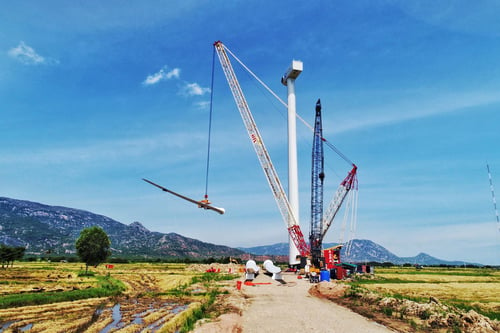 We were also owner's engineer for the Dam Nai onshore wind farm in Vietnam